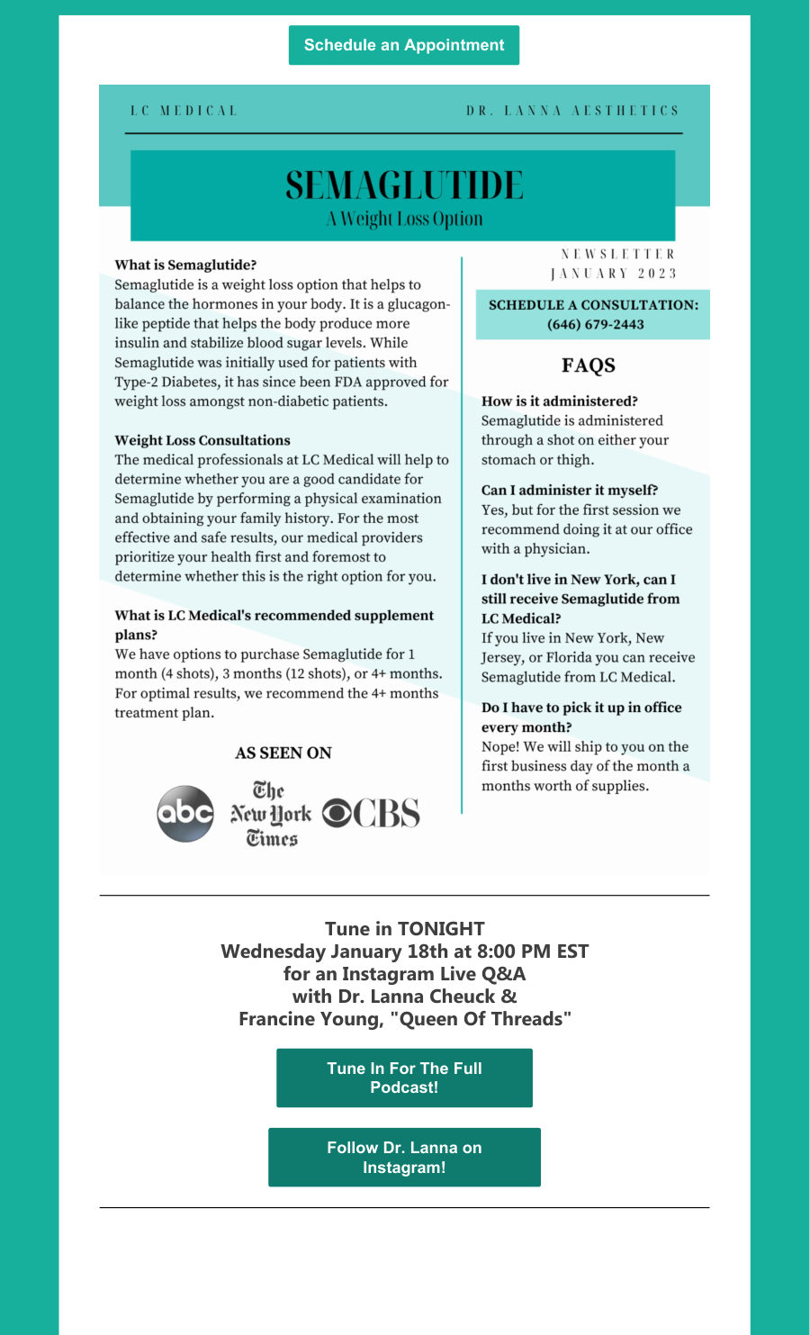 January 2023 newsletter preview